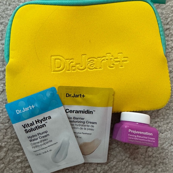 dr.Jart Other - Dr. Jart+ Skincare Set with Yellow Pouch